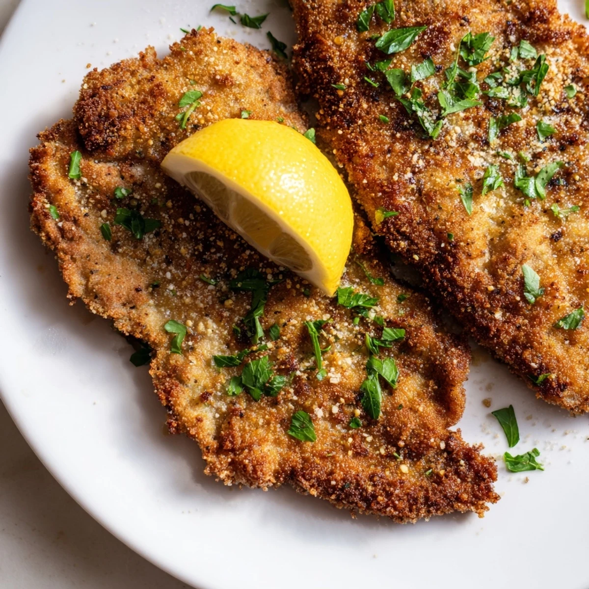 Tender, breaded Air Fryer Wiener Schnitzel, cooked to a perfect golden brown in just minutes.