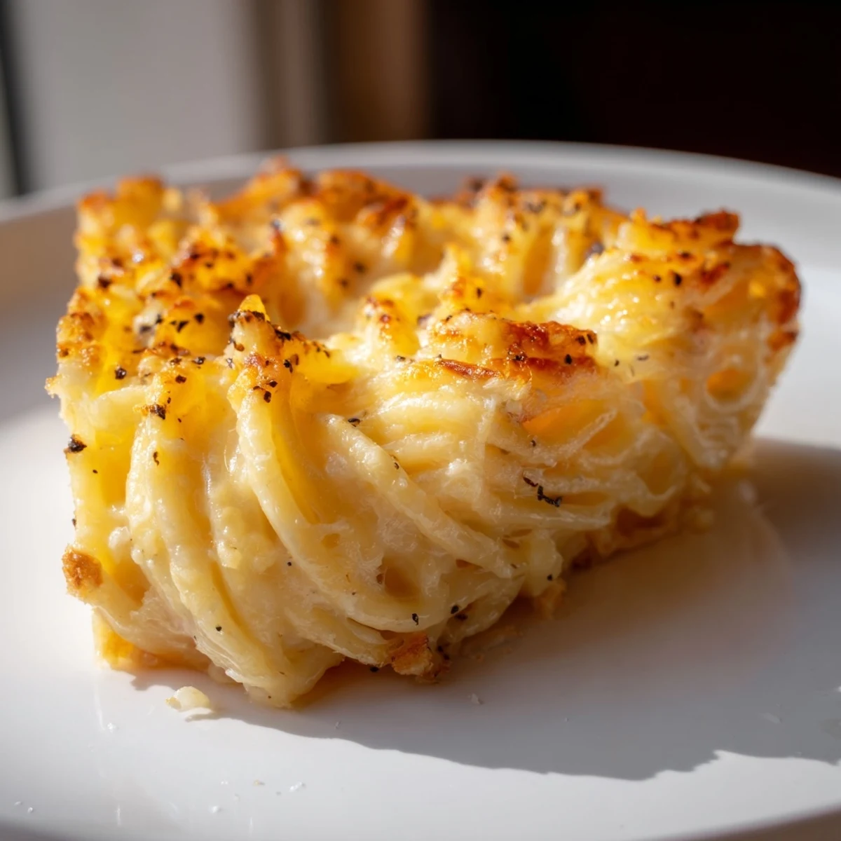 Cacio e Pepe Pasta Pie