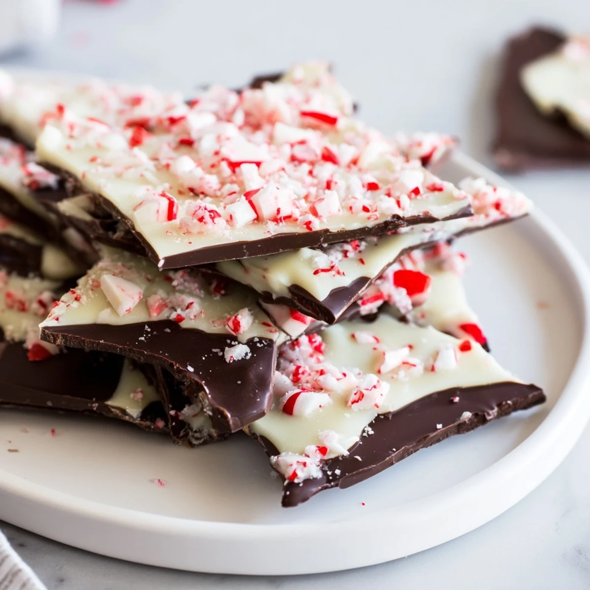 Homemade Peppermint Bark Snowflakes: a delicious mix of chocolate, peppermint, and a holiday spirit.