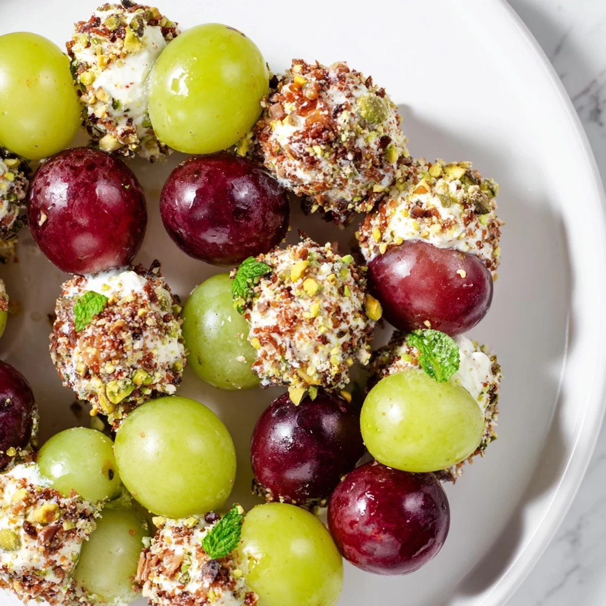 Sparkling Grape Cluster Appetizer