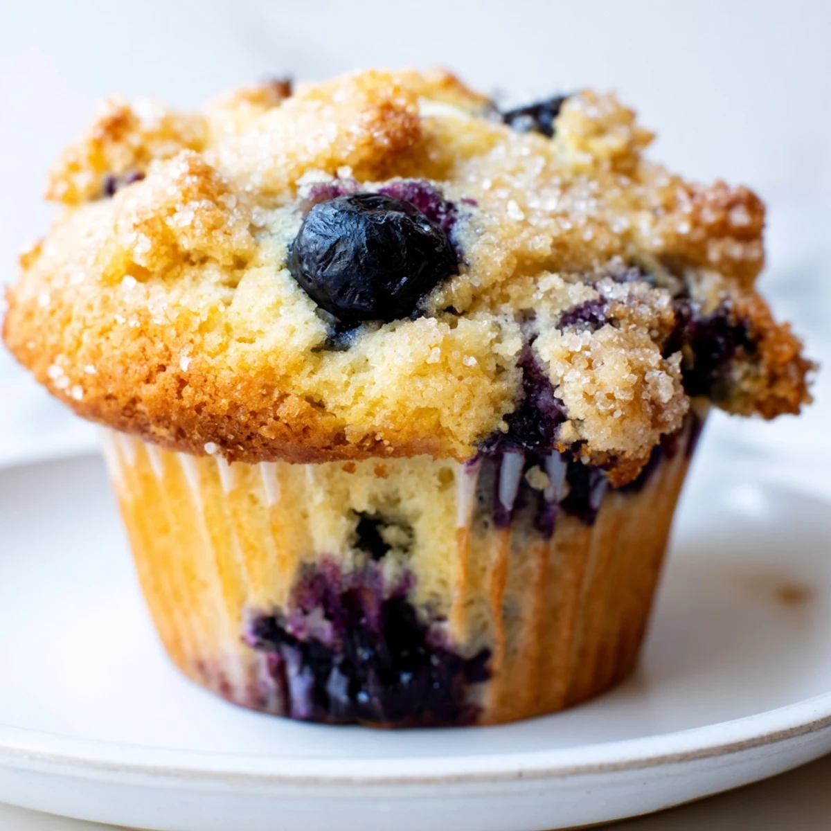 Mini blueberry muffins, still warm and fragrant, presented on a cloth-lined basket.