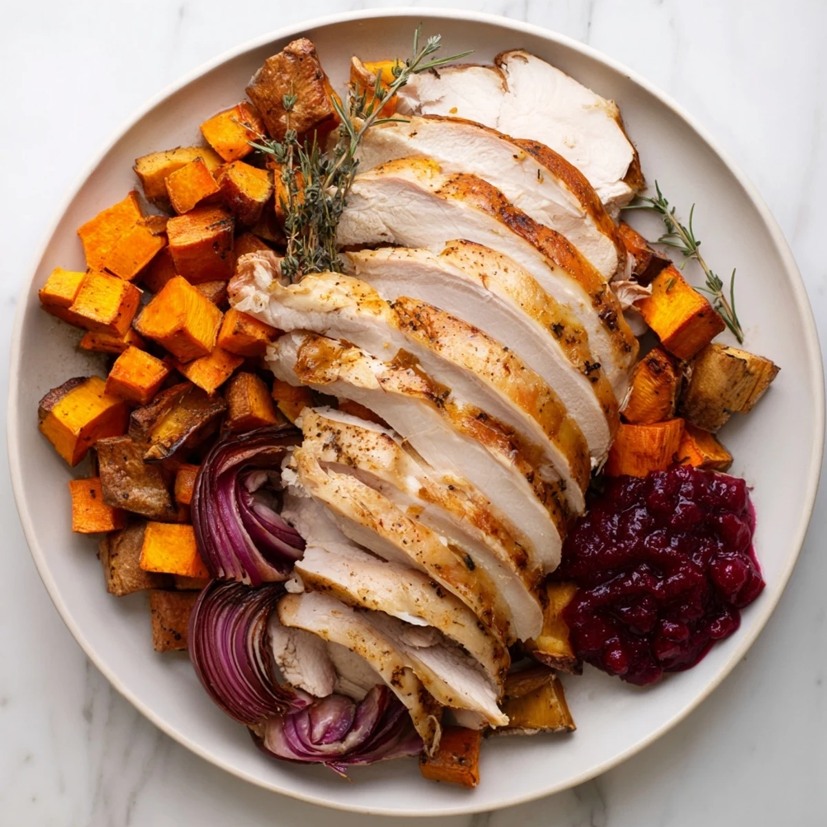 Harvest turkey platter autumn