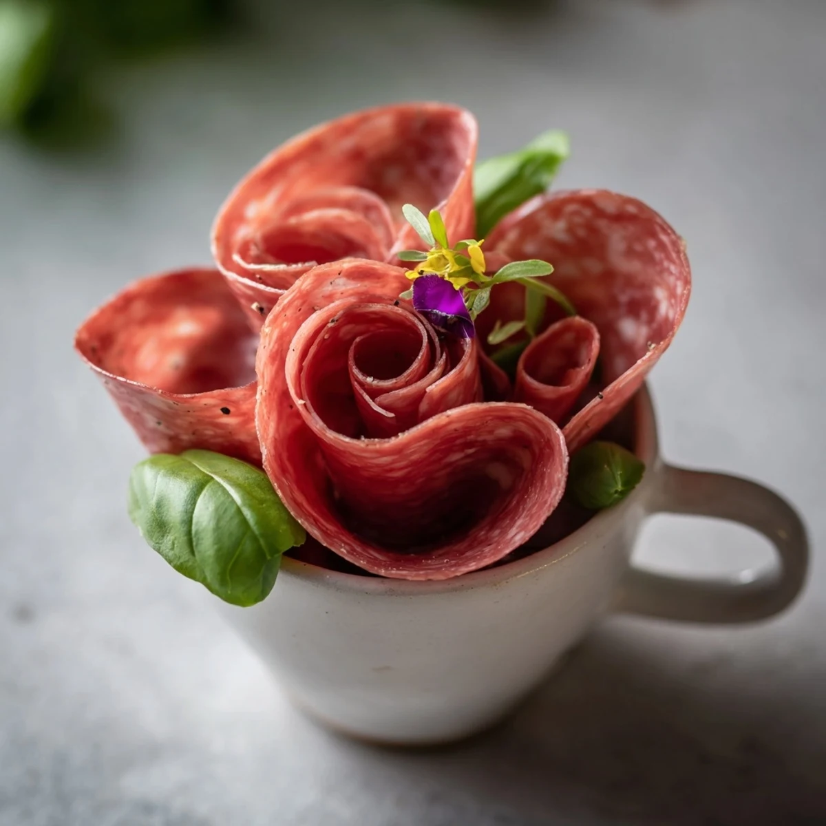 Victorian Tea Rose Appetizer