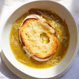 Aromatic, savory 4-Ingredient French Onion Soup: caramelized onions swimming in rich broth, ready to enjoy.