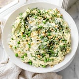 Freshly made Green Pea & Spinach Pasta: a vibrantly green, protein-rich vegetarian meal.