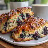 Sourdough Blueberry Scones