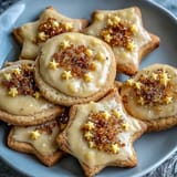 Gemini Zodiac Cookies topped with shimmering star royal icing, perfect for a magical dessert.