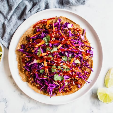 BBQ Chickpea Slaw Wrap