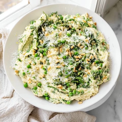 Freshly made Green Pea & Spinach Pasta: a vibrantly green, protein-rich vegetarian meal.