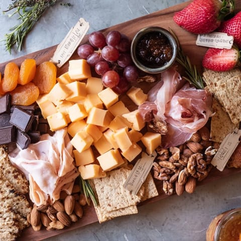 This Anniversary Heirloom Arrangement is beautifully arranged, featuring vibrant berries and a variety of cheeses.