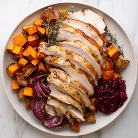 Harvest turkey platter autumn