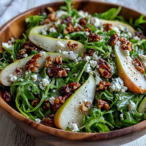Arugula and Pear Bowl