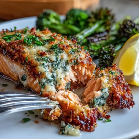 Keto Garlic Parmesan Salmon