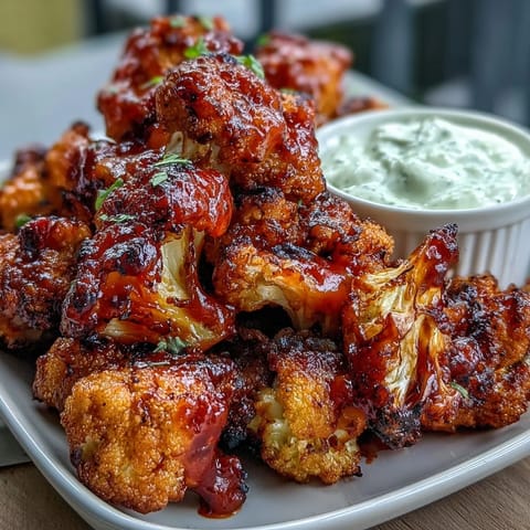 Keto Buffalo Cauliflower Wings