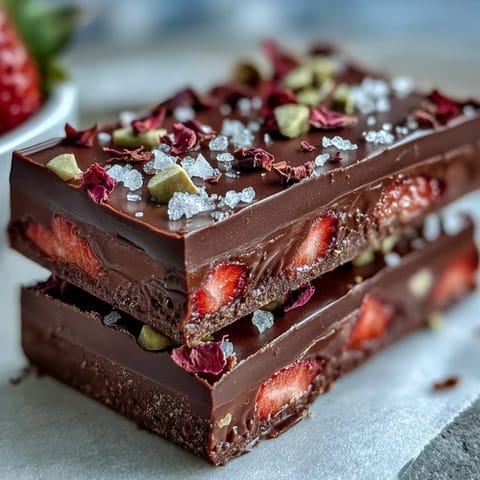 Dubai chocolate strawberry bark #349