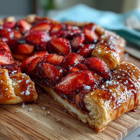 Fresh Strawberry Frangipane Galette