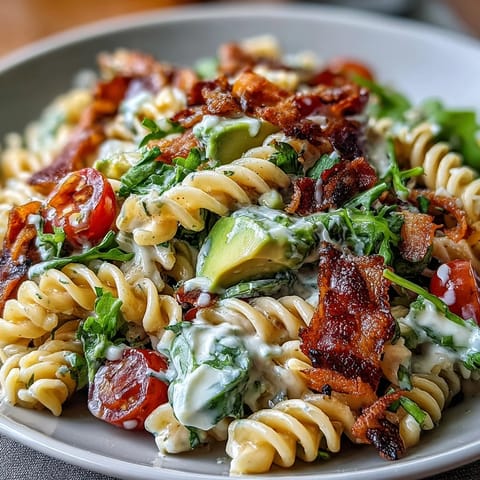 BLT Pasta Salad Avocado