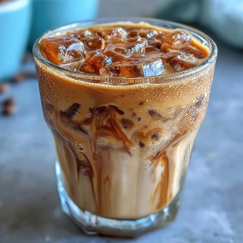 Iced Brown Sugar Oat Milk Shaken Espresso, a dairy-free coffeehouse delight at home.