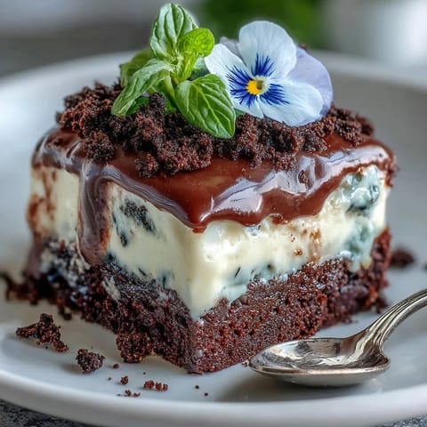 Mother's Day Flower Pot Brownies with Oreo dirt, whimsically decorated like a garden.