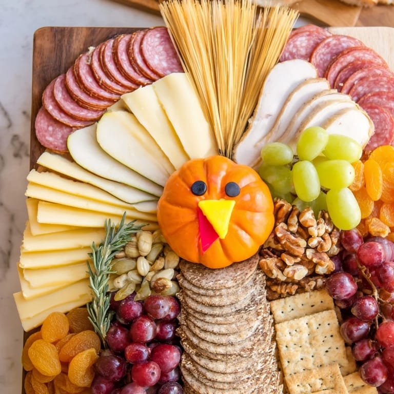 Imagine the textures: a wheat field Thanksgiving turkey board with the aroma of fresh rosemary and cured meats.