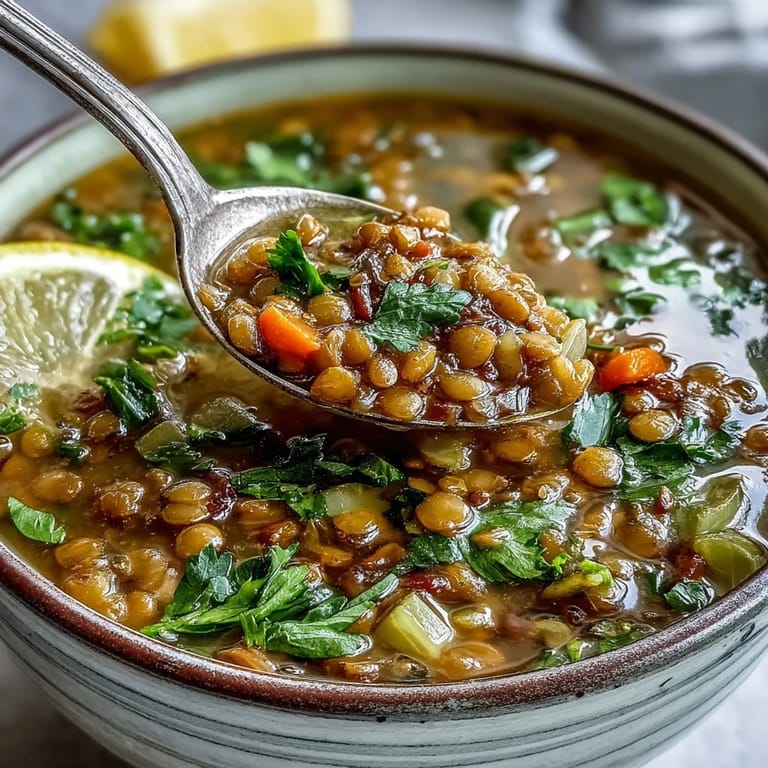 Spoon lifting creamy Mung Bean Soup from a rustic bowl, ready to serve hot.