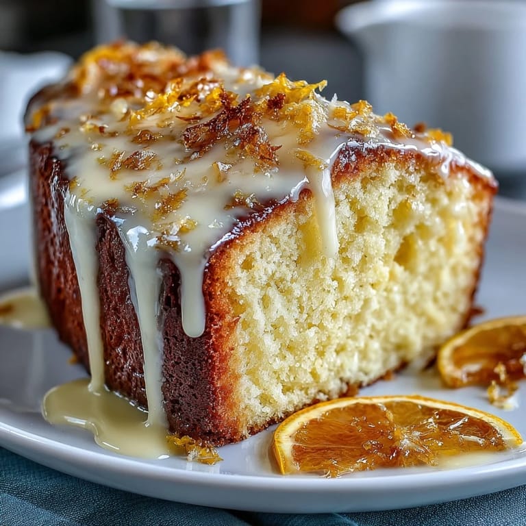 Rich limoncello pound cake finished with glossy lemon glaze, creating a moist, citrusy treat ideal for any special occasion.