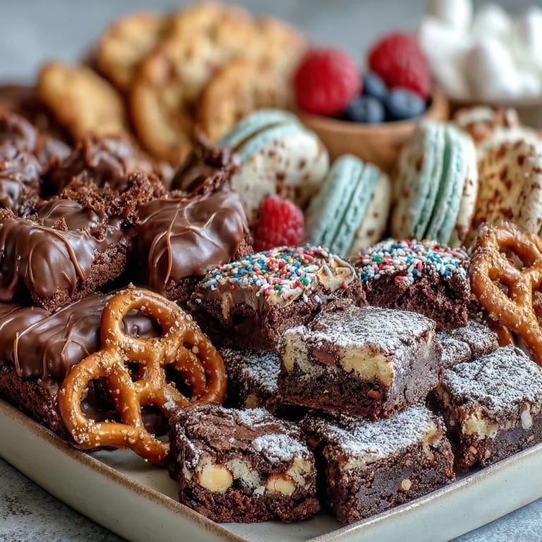 Vibrant dessert spread with assorted cakes, cookies, and fresh berries, perfect for sharing at graduation parties and special events.