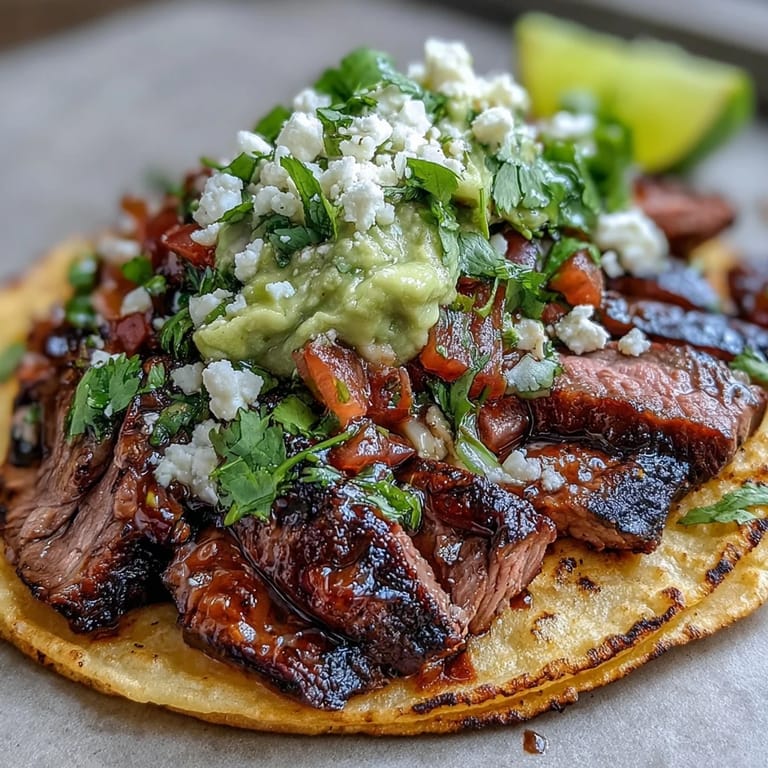 Feast on this interactive street taco bar featuring perfectly grilled carne asada and fresh toppings.